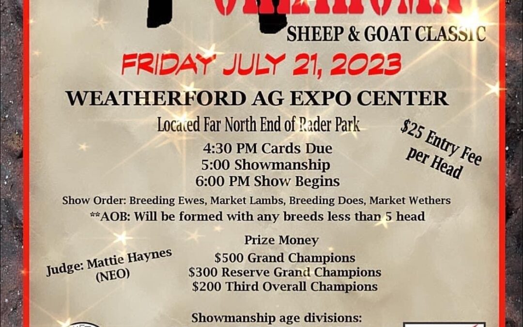 Western Oklahoma Sheep and Goat Classic