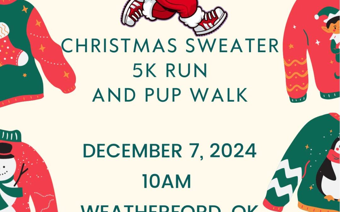 Chasing Santa Christmas Sweater 5K Run  and Pup Walk