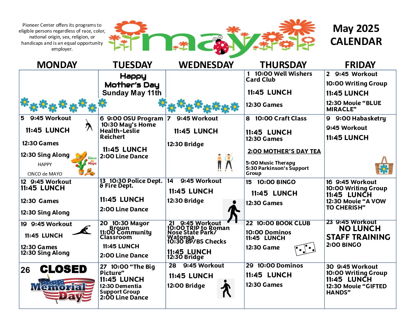 MAY CALENDAR 1