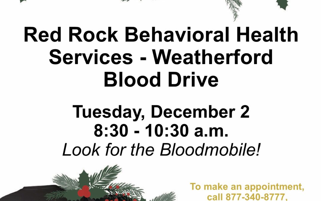 Red Rock Behavioral Health Services – Weatherford Blood Drive