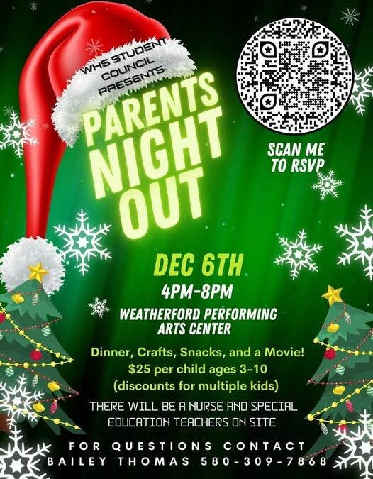 WHS Student Council Presents: Parents Night Out