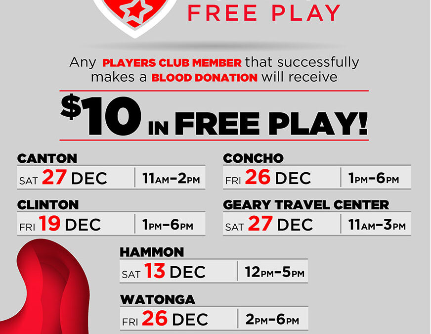 Lucky Star Casino Blood Donation Free Play