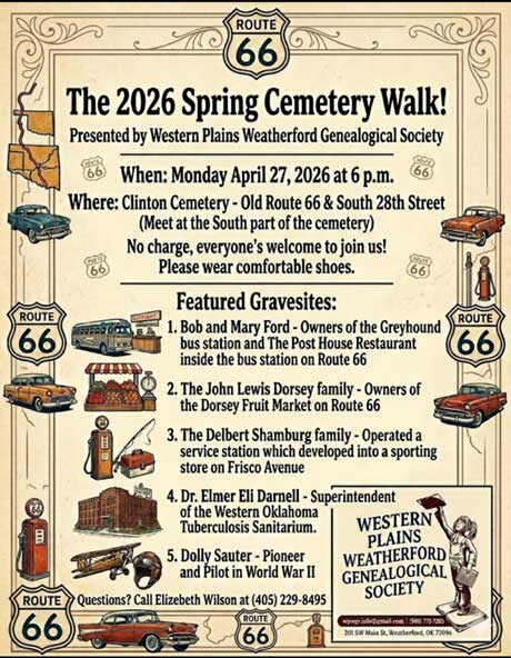 The 2026 Spring Cemetery Walk!