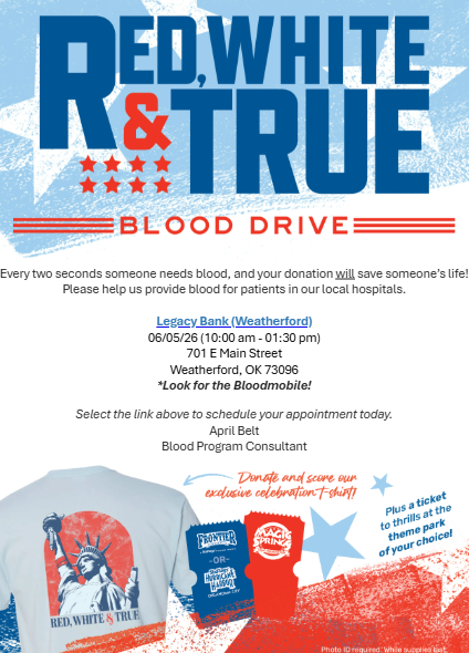 Red, White & True Blood Drive